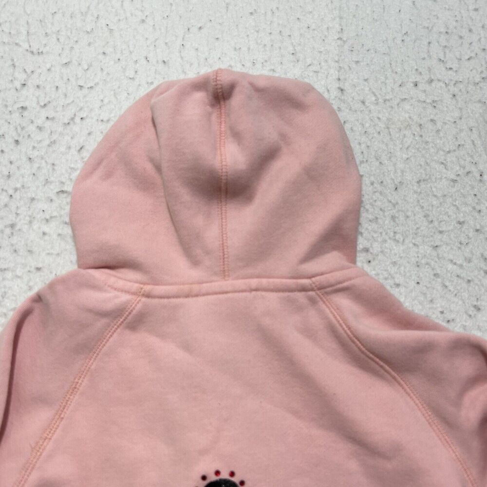 Disney Parks Girl's Small Full Zip Pink Mickey Mouse Sequin Fleece Hoodie - Picture 9 of 11